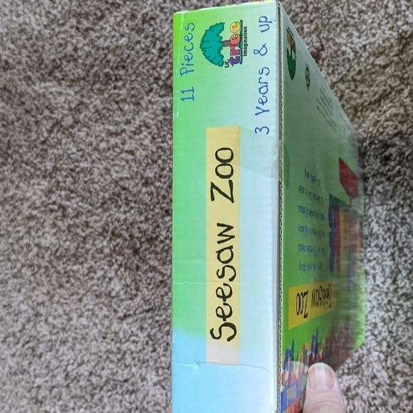 Vintage Wood Animal Puzzle Learning Developmental Toy - Picture 4 of 4